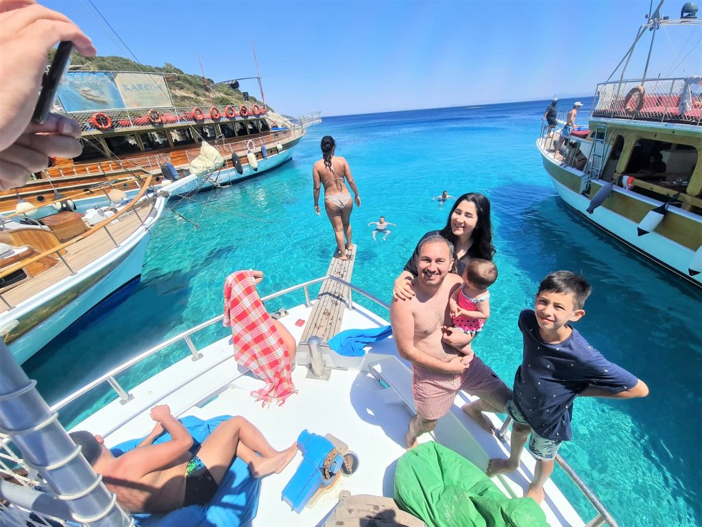 Bodrum Daily Boat Tour ( Karaada - Meteor - Orak island - Rabbit cape)