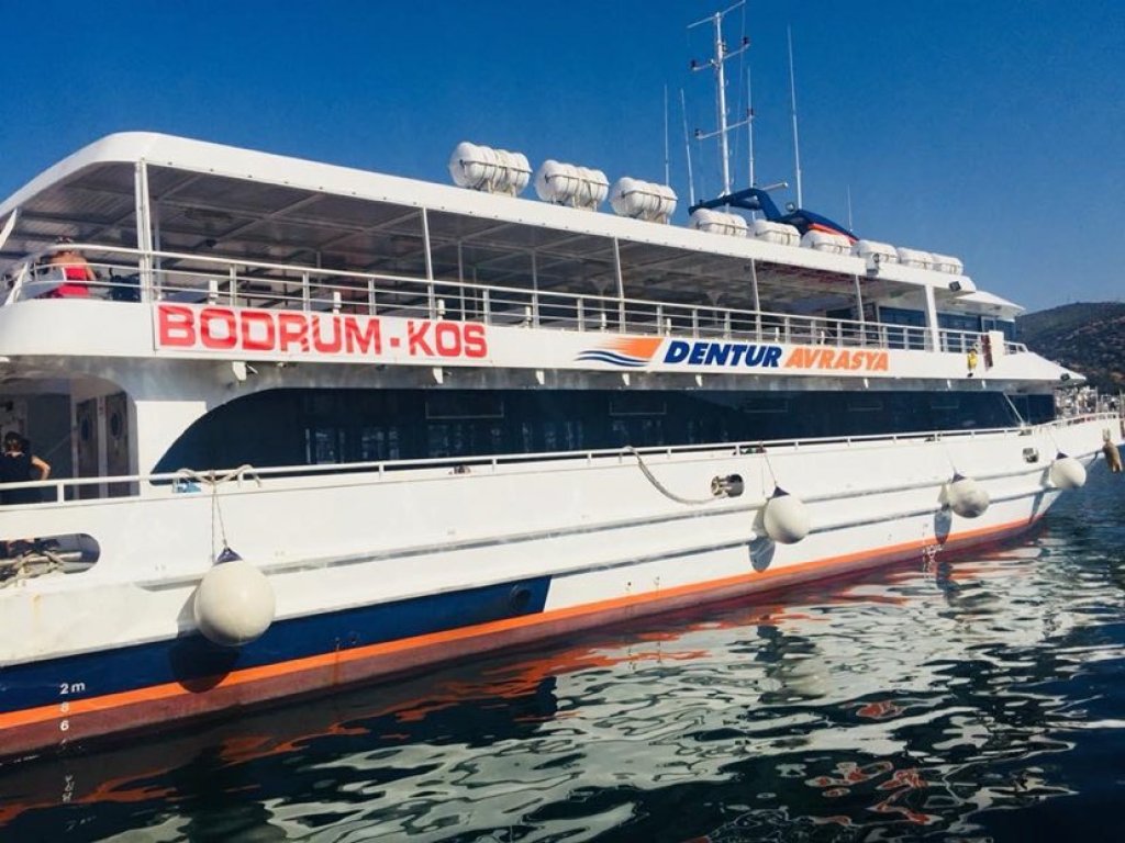 Bodrum Kos Different Day Round-Trip Ferry Ticket with Transfer | DENTUR