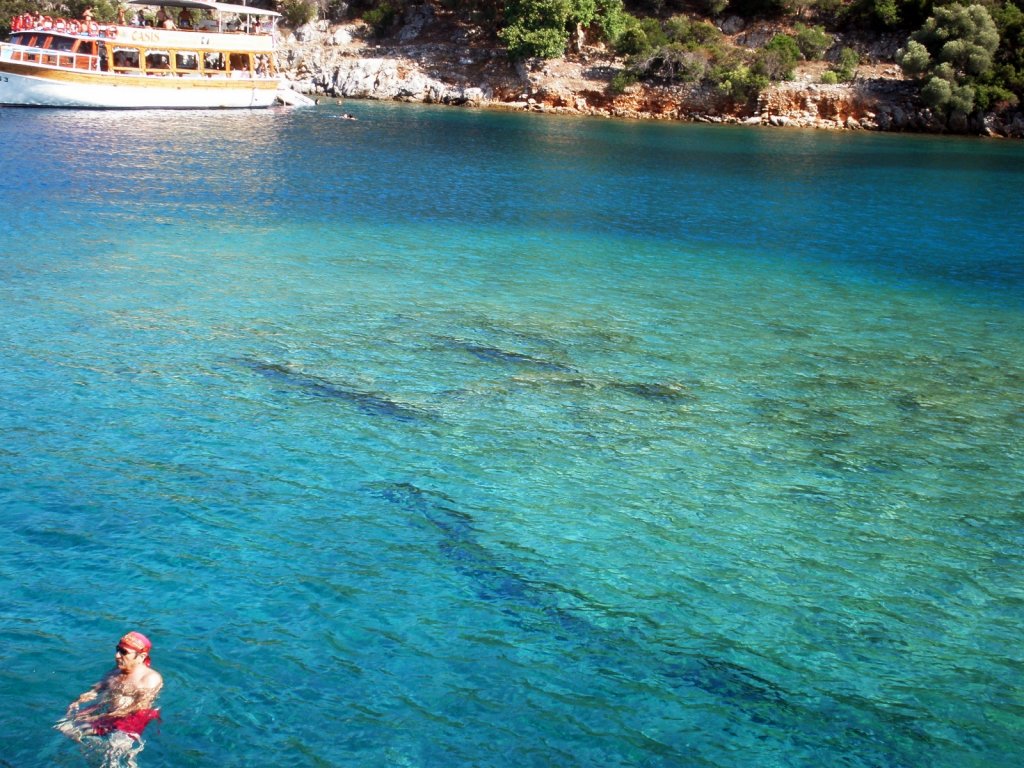 Bodrum Gümbet Çıkışlı Akvaryum Koyu Tekne Turu 