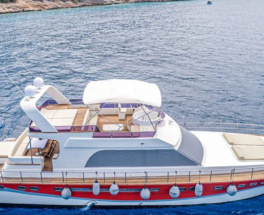 THE JULIET Bodrum 20 kişi kapasiteli Jakuzili Motoryacht
